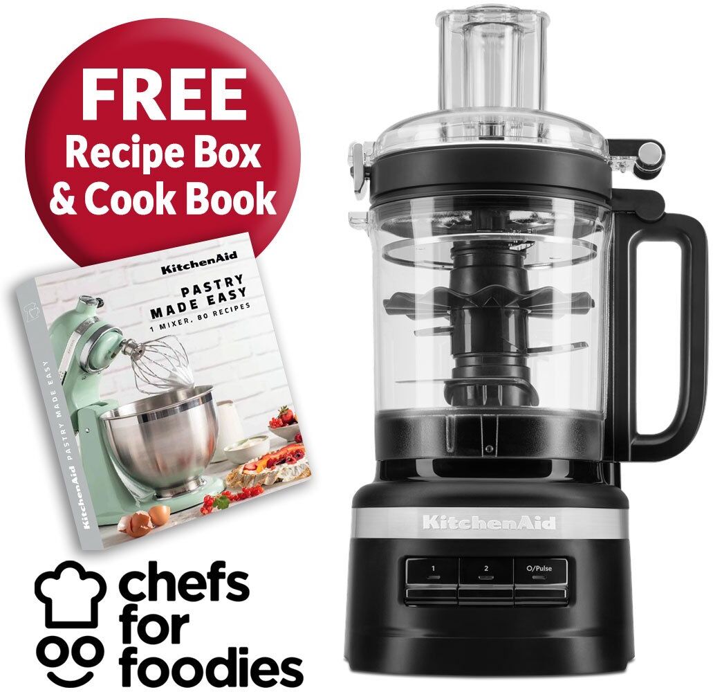 KitchenAid 2.1L Food Processor &amp; Free Gifts in Matte Black - 5KFP0921BBM