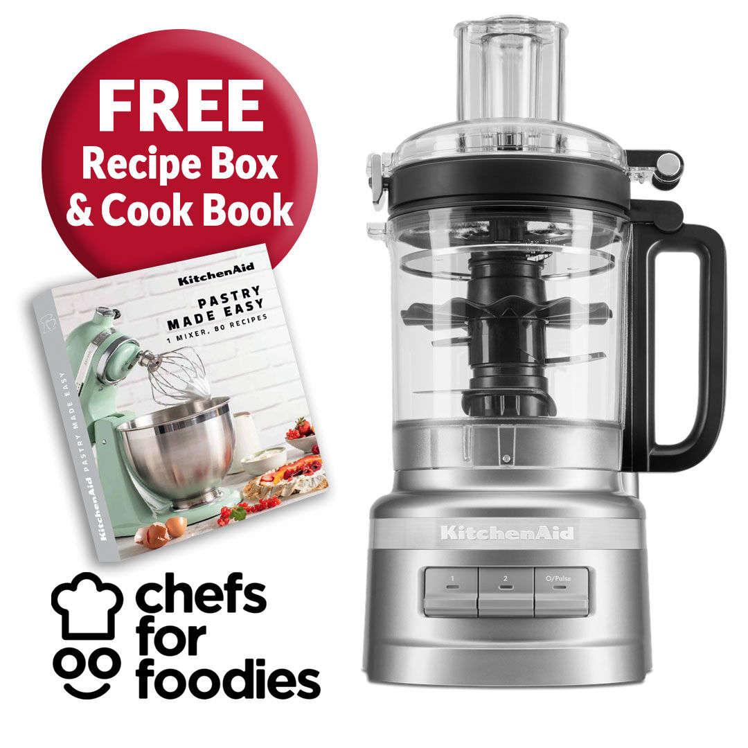 KitchenAid 2.1L Food Processor &amp; Free Gifts in Contour Silver - 5KFP0921BCU