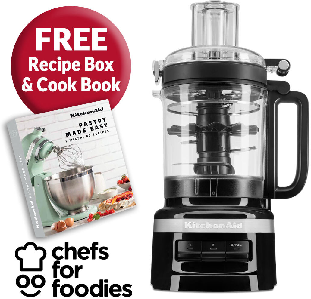 KitchenAid 2.1L Food Processor &amp; Free Gifts in Onyx Black - 5KFP0921BOB