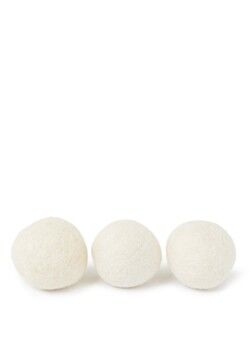 Humdakin Wool Dryer Balls Trocknerbälle aus Wolle 3er-Set Cremefarben