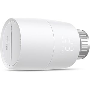 TP-Link Kasa Smartes Heizkörperthermostat KE100, Zusatzprodukt, Energiesparen, Zeitplan, Steuerung unterwegs über APP, Alexa&Google Assistant, Hub erforderlich, Weiss, 56.6*56.5*83.93mm