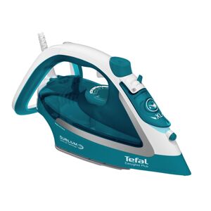 Tefal FV5737 Easygliss Plus T?rkis/Wei?   Trocken- & Dampfb?geleisen   2500 Watt   Durilium AirGlide B?gelsohle mit drei Dampfzonen   Dampf-Boost   270 ml