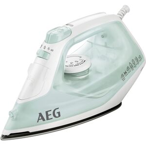 AEG DB 1740LG EasyLine Linen Green/White   Dampfb?geleisen   2400 Watt   Filtration mit Anti-Kalk-Patrone   Restw?rmeanzeige   110 g Dampfsto?