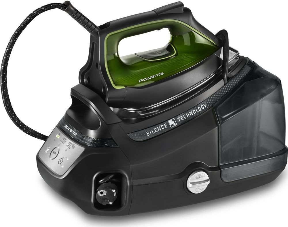 Rowenta Silence Steam Pro DG9249 Steam Generator Iron - Black, Black