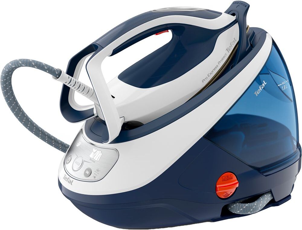 Tefal Pro Express Protect GV9221G0 Steam Generator Iron - White &amp; Blue, White