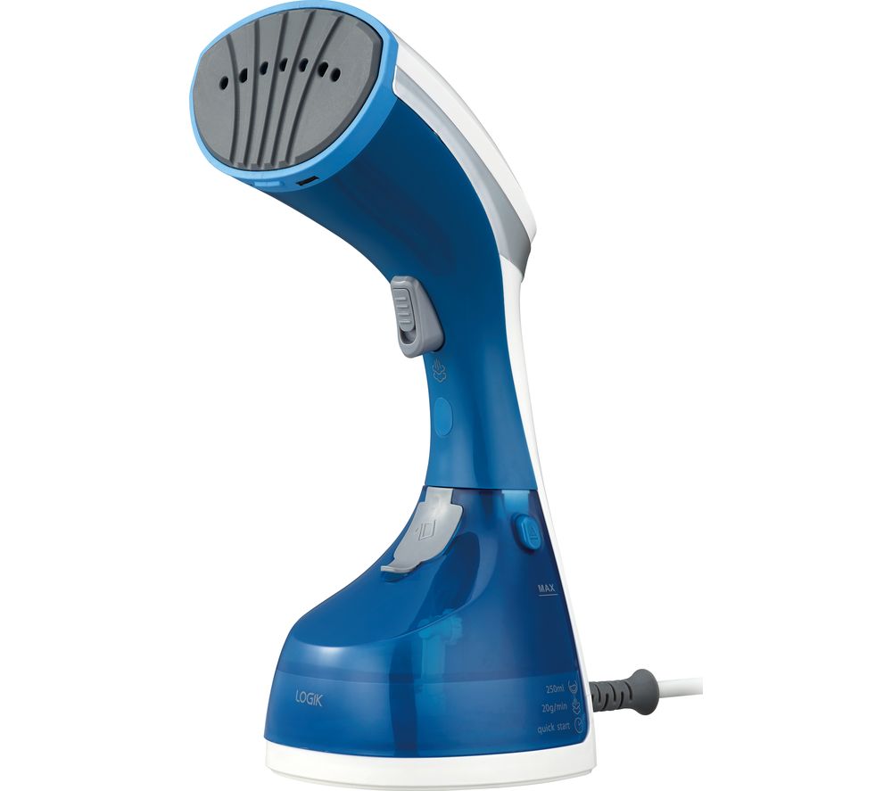 LOGIK LGSB20 Hand Steamer - Blue &amp; White, Blue