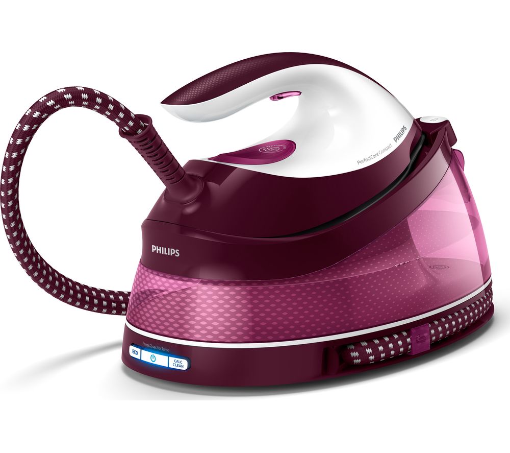 Philips PerfectCare Compact GC7842/46 Steam Generator Iron - Purple, Purple