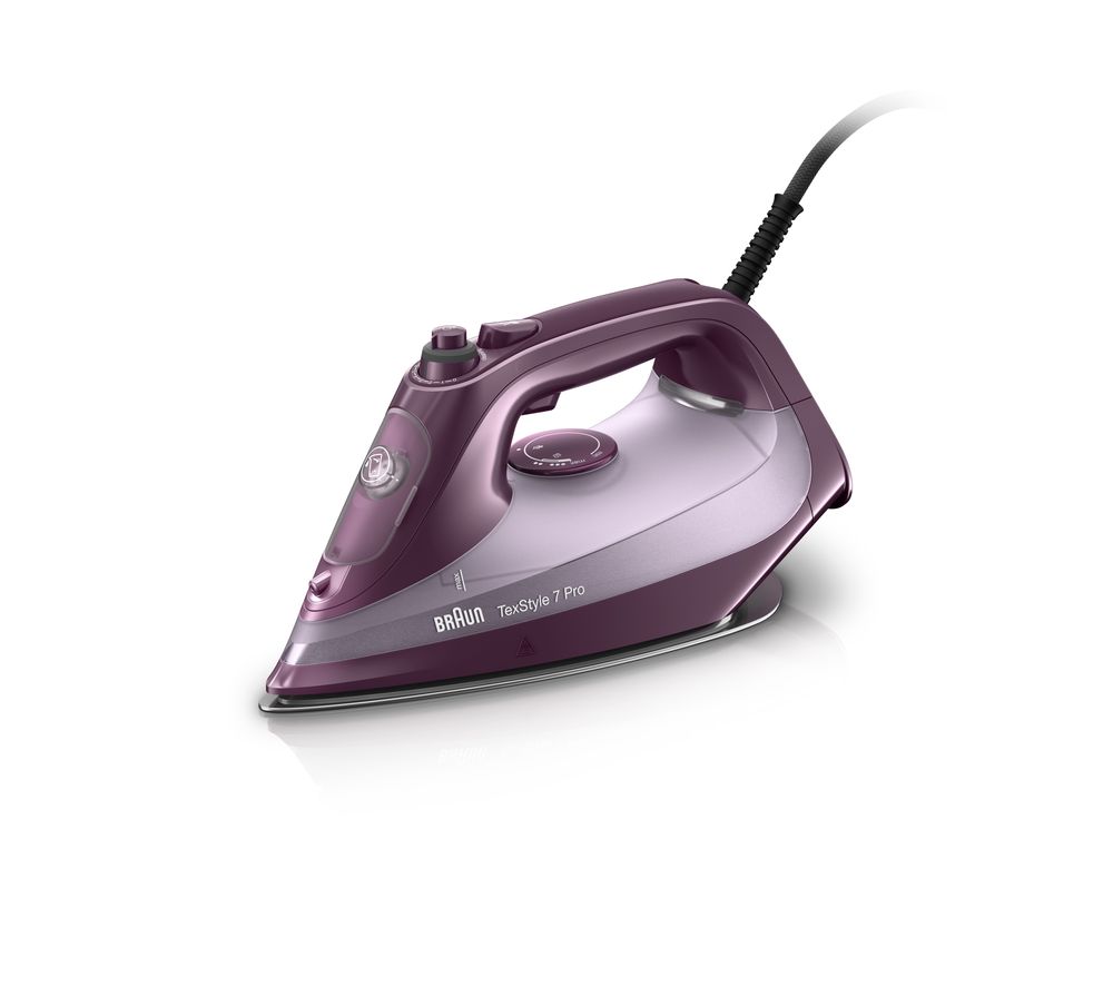 Braun TexStyle 7 SI7181VI Steam Iron - Purple, Braun