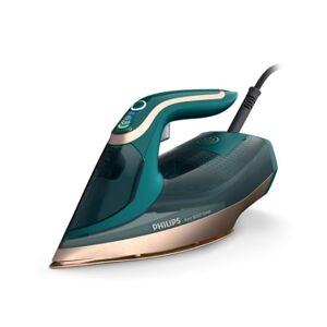 Philips 1000 series DST8030/70 ferro da stiro Ferro a vapore Piastra soletta SteamGlide Elite 3000 W Verde (DST8030/70)