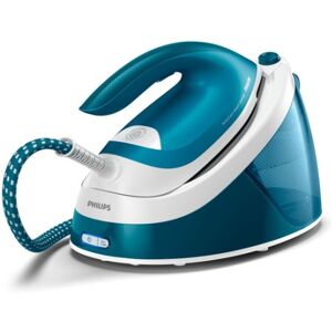 philips gc6840/20 ferro da stiro a caldaia 2400 w 1,3 l steamglide blu, bianco (gc6840/20)