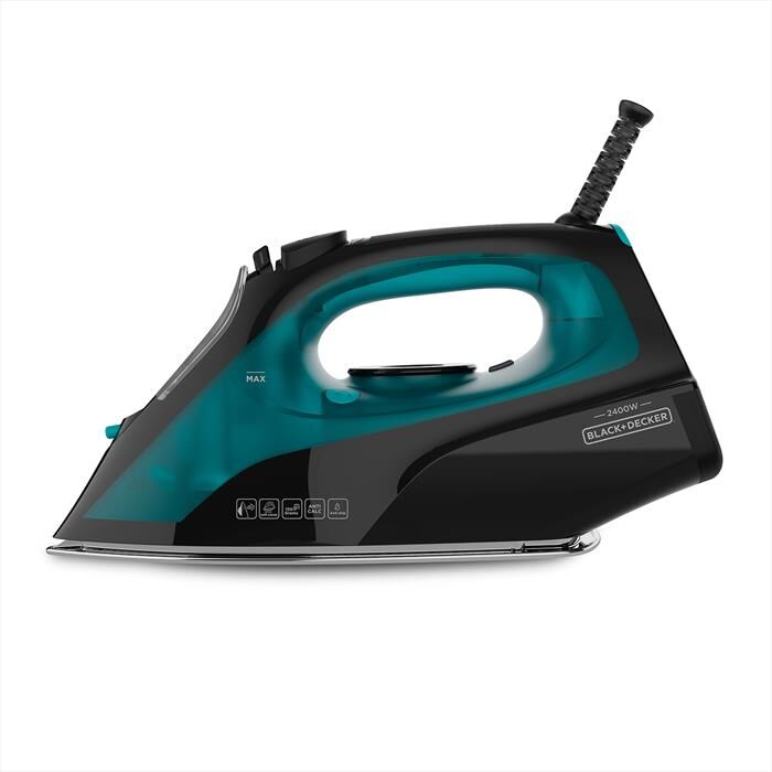 Black & Decker Ferro Da Stiro A Vapore Bxir2403e-nero/smeraldo