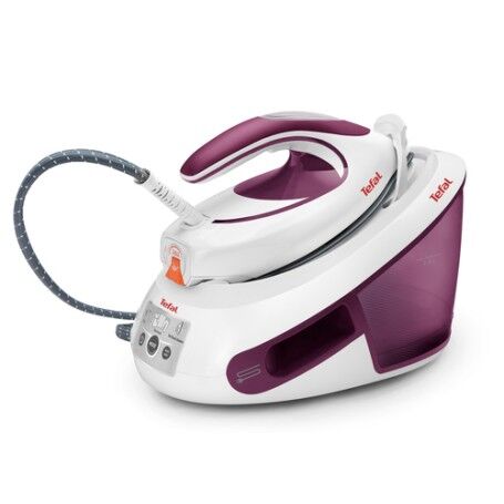 Tefal Express Anti-Calc SV8054 ferro da stiro a caldaia 2800 W 1,8 L Durilium Porpora, Bianco (SV8054)