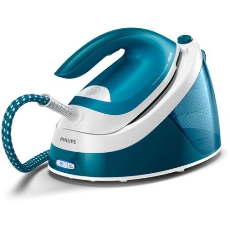 Philips GC6840/20 ferro da stiro a caldaia 2400 W 1,3 L SteamGlide Blu, Bianco (GC6840/20)