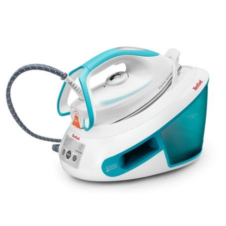 Tefal Express Anti-Calc SV8010 ferro da stiro a caldaia 2800 W 1,8 L Turchese, Bianco (SV 8010)