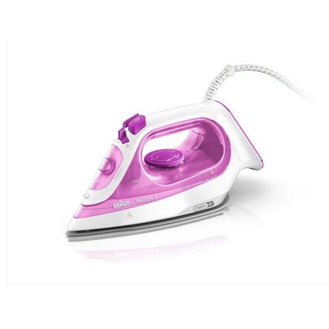 Braun stoomstrijkijzer TexStyle 3 SI 3030 PU, 2300 W  - 43.67 - roze