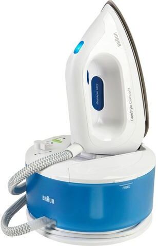 Braun stoomstrijksysteem CareStyle Compact IS 2043, 1300 ml waterreservoir, 2200 W  - 137.27 - blauw