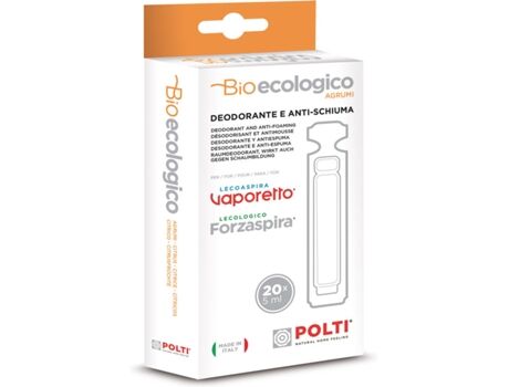 Polti Desodorizante Bioecológico Citrino (Compatibilidade: Lecoaspira Vaporetto, Lecologico Forzaspira)
