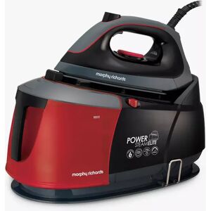 Morphy Richards Auto-Clean Power Steam Elite Steam Generator Iron, Black/Red - Multi - Unisex