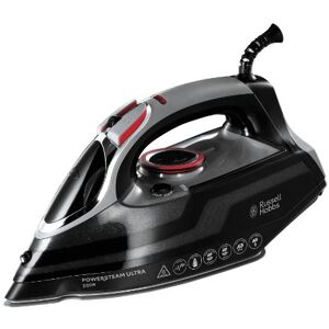 Russell Hobbs Power Steam Ultra Iron, Ceramic Non-stick soleplate, 210g Steam Shot, 70g Continuous steam, 350ml Water Tank, Self-clean, Anti-calc & Anti-drip function, 3m Cord, 3100W, 20630