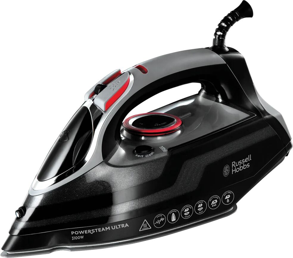 Russell Hobbs Powersteam Ultra 3100W Iron black/gray 17.0 H x 30.5 W x 12.2 D cm