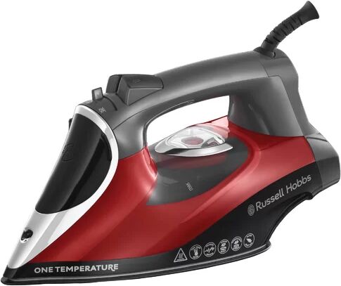 Russell Hobbs One Temperature Steam 2600W Iron Russell Hobbs  - Size: 41cm H X 23cm W X 37cm D