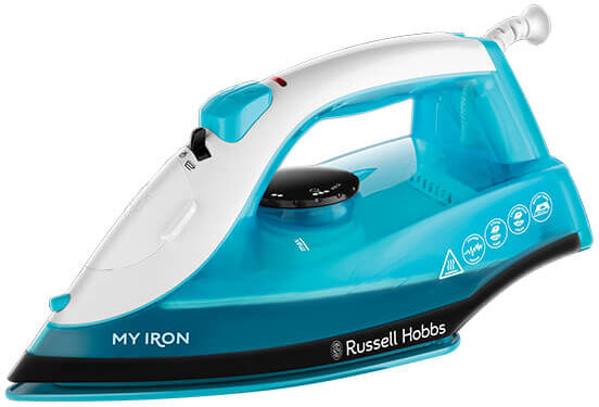 Russell Hobbs Linencare My Iron Steam Iron White And Blue