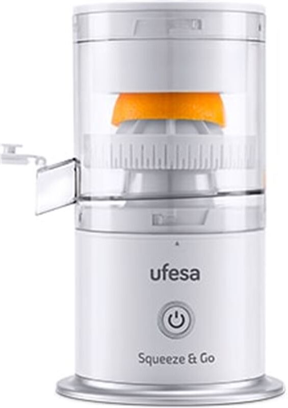 Ufesa 71205623 exprimidor de palanca squeeze & go white 45 w