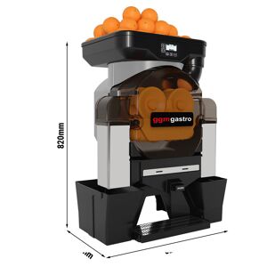 GGM GASTRO - Presse-orange électrique - Argent - Bouton Push & Jus - Alimentation manuelle en fruits - Mode de nettoyage inclus