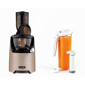 KUVINGS Kuving's - Extracteur de jus vertical EVO820 + kit de conservation de jus sous vide - Champagne Gold - Publicité