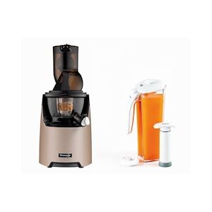 Kuvings Kuving's - Extracteur de jus vertical EVO820 + kit de conservation de jus sous vide - Champagne Gold