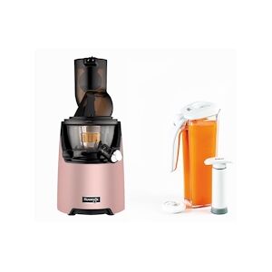 Kuvings Kuving's - Extracteur de jus vertical EVO820 + kit de conservation de jus sous vide - Rose Gold