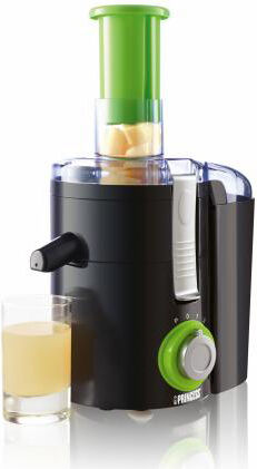 princess 202040 centrifuga elettrica frutta e verdura potenza 250 watt 2 velocità colore nero / verde - juice extractor - 202040