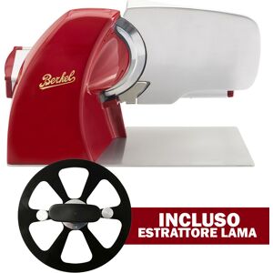 Affettatrice berkel home line 200 plus rossa con estrattore lama incluso