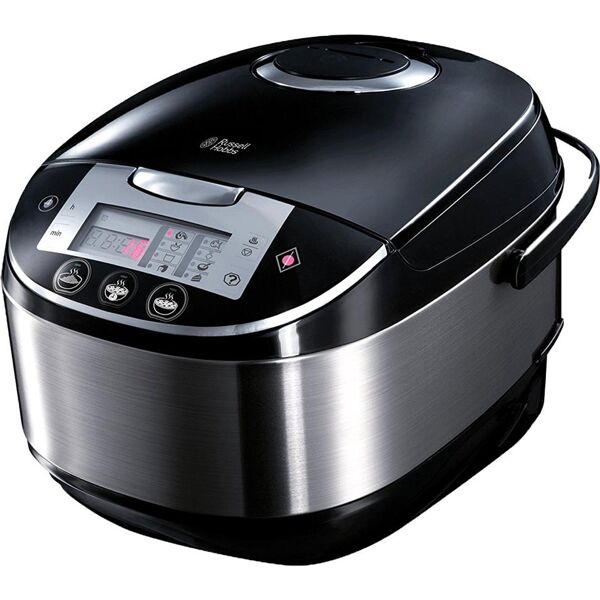 russell hobbs 21850-56 multicooker pentola elettrica 11 programmi di cottura capacità 5 litri potenza 900 watt con timer e display led colore nero / inox - cook@home - 21850-56