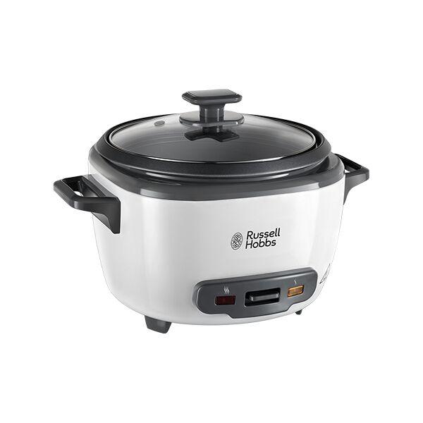 russell hobbs 27040-56 cuociriso elettrico risottiera cottura a vapore potenza 500 watt capacità 3 litri colore bianco - 27040-56