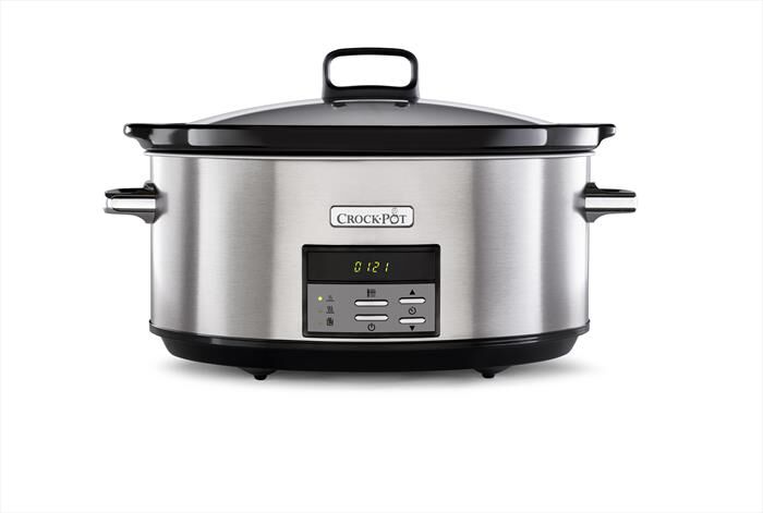 crock pot slowcooker extra large 7.5 litri-silver