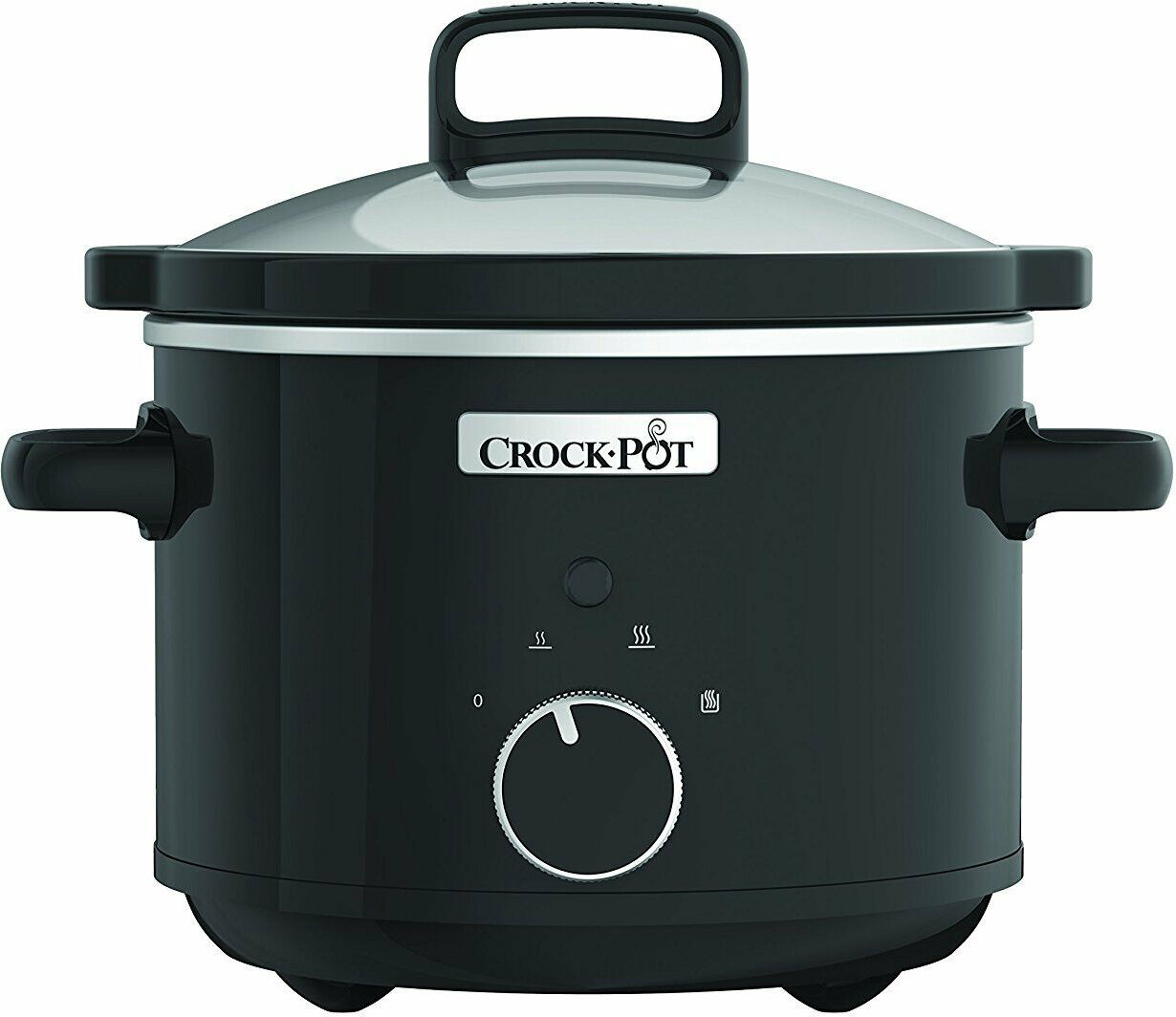 crockpot jp0002 pentola elettrica casseruola in ceramica potenza 180 watt capacità 2.4 litri colore nero - jp0002