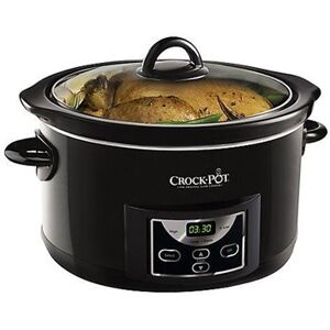 Crock-Pot 4,7L Timer, svart