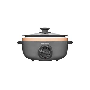 Morphy Richards Sear & Stew Oval Slow Cooker brown 22.5 H x 10.4 W x 38.0 D cm