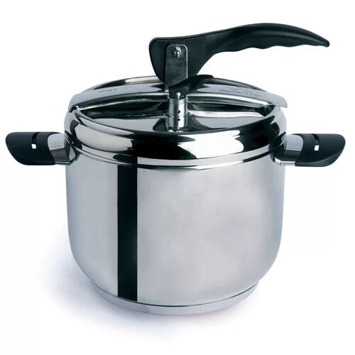 Symple Stuff Karon Professional Stainless Steel Pressure Cooker Symple Stuff Size: 26 cm H x 21 cm W x 21 cm D  - Size: 28cm H X 22cm W X 22cm D