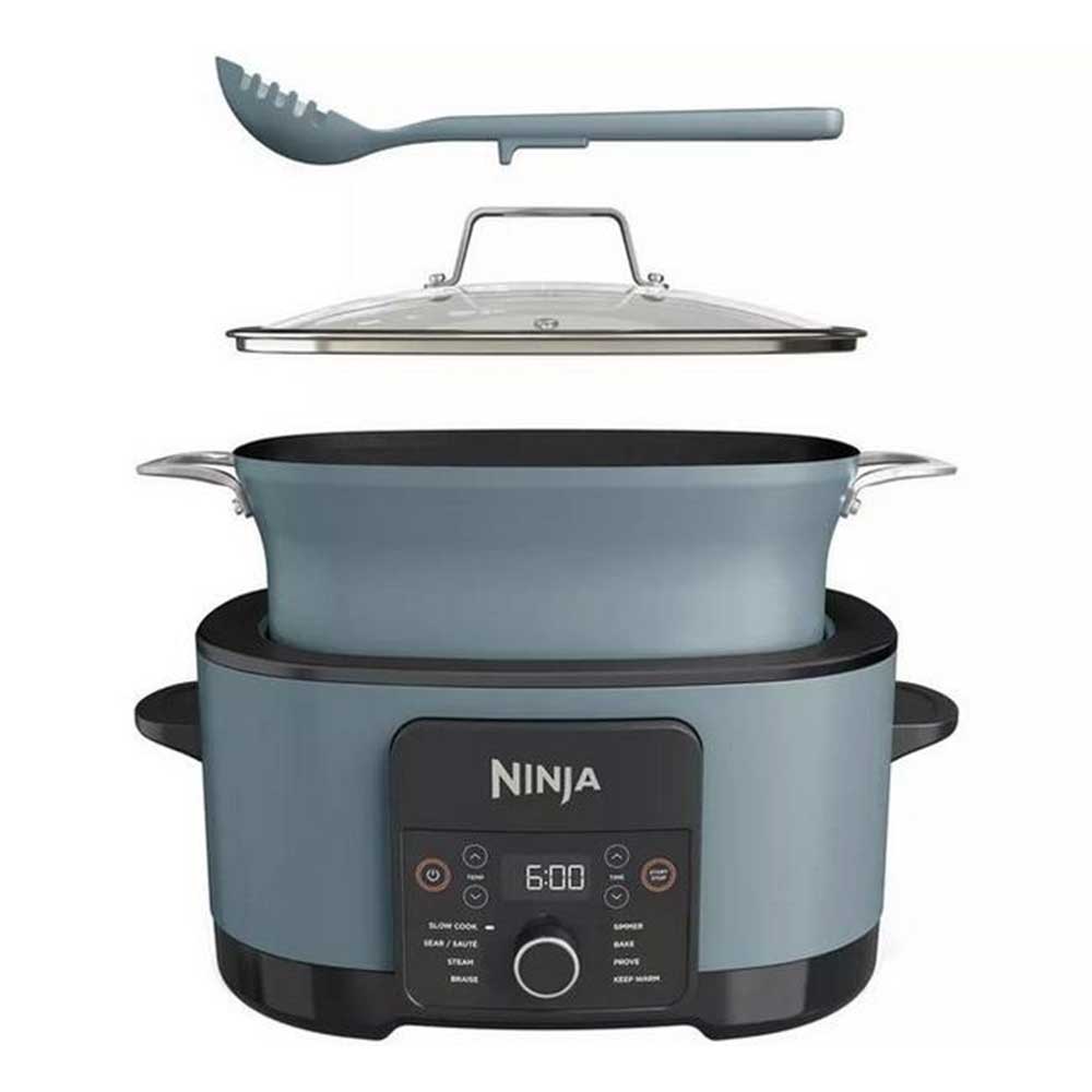 Ninja MC1001UK Foodi PossibleCooker 8-in-1 Slow Cooker - Sea Salt Grey