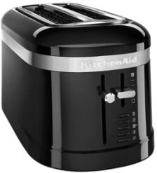 KitchenAid Design Collection Toaster mit 2 Schlitzen 5KMT5115 – Onyx Schwarz Schwarz