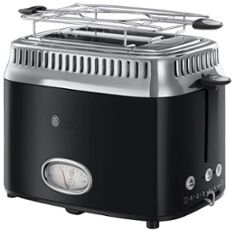 Russell Hobbs Retro Classic Toaster 2 Steckplätze Schwarz