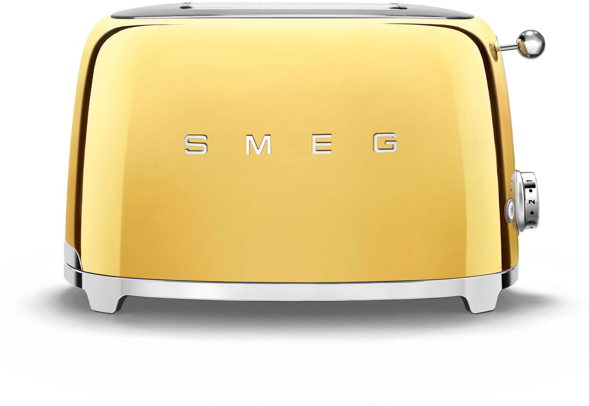 SMEG - 2-Scheiben Toaster TSF01, gold