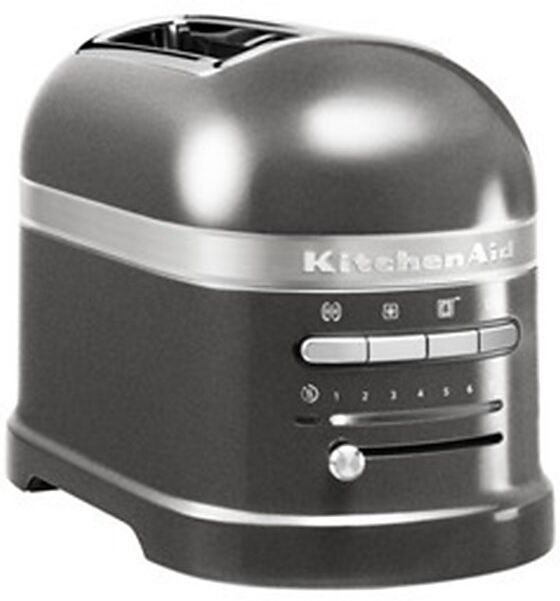 Auf Lager KITCHENAID Toaster "Artisan" 5KMT2204EMS (Medaillonsilber) 541318417024 silber EG