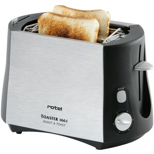 Rotel Toaster »1661CH«, 800 W silberfarben/schwarz