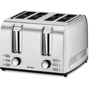 Trisa Toaster »Toast 4 All Edelstahl«, 4 Schlitze, für 4 Scheiben, 1500 W silberfarben Größe