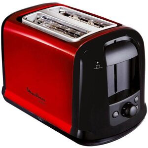 Moulinex Toaster »Subito Rot«, für 2 Scheiben, 850 W rot/schwarz/silberfarben Größe