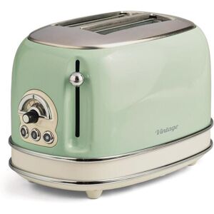 Ariete Toaster »Vintage 2 Schlitze, Grün«, für 2 Scheiben, 810 W grün/beige/silberfarben/schwarz Größe