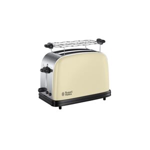 RUSSELL HOBBS Toaster »2333456 Beige«, für 2 Scheiben, 1100 W, extra breite... beige/schwarz/silberfarben Größe